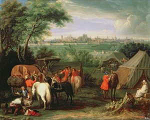 Tournai Kuşatması, Louis XIV by Adam Frans van der Meulen